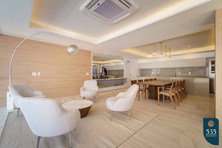 Lindo Apartamento com Linda Vista, Super Decorado