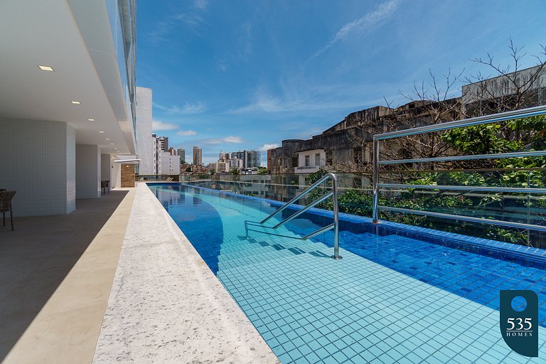 BARRA Vista Mar Lindo apartamento, Wi-Fi 500Mbps