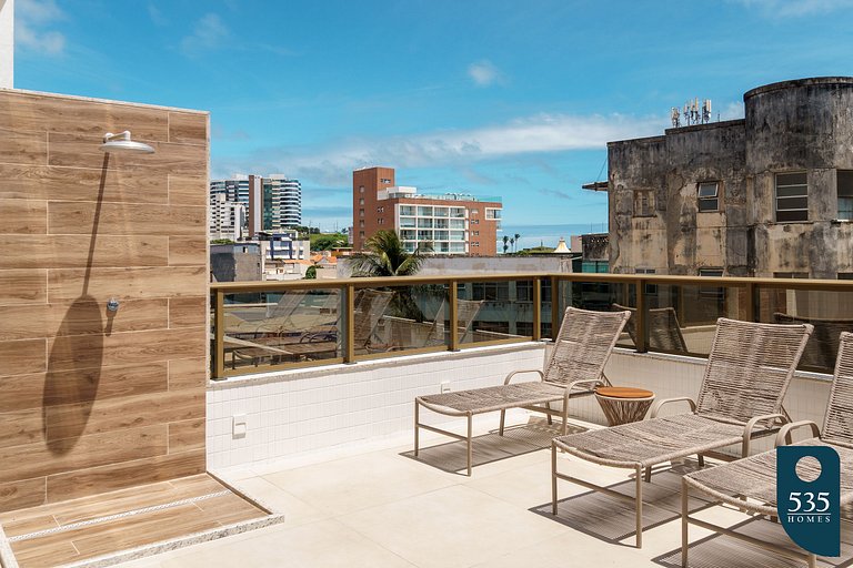 BARRA Vista Mar Lindo apartamento, Wi-Fi 500Mbps