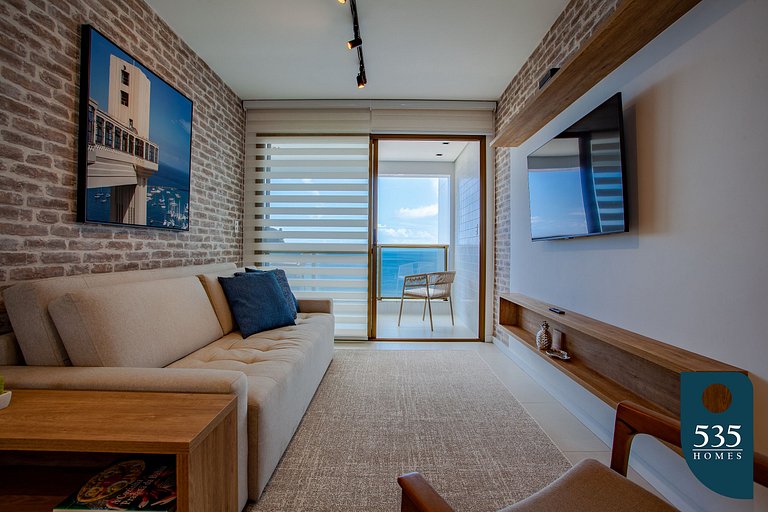 Lindo Apartamento com Linda Vista, Super Decorado