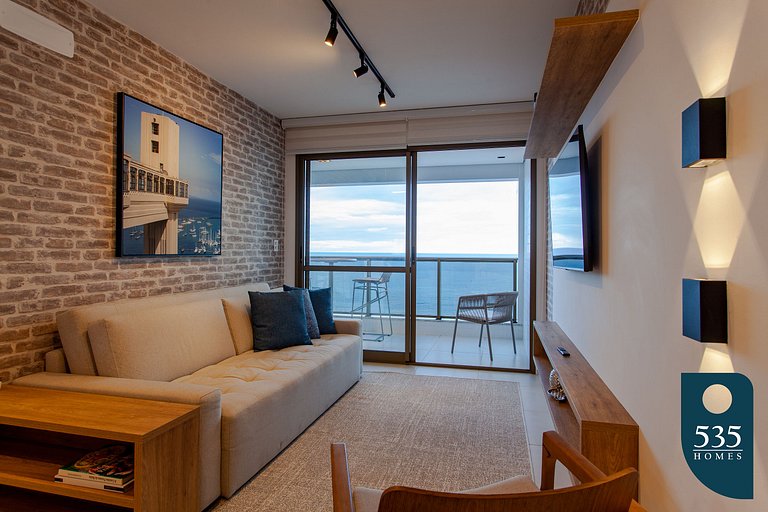 Lindo Apartamento com Linda Vista, Super Decorado