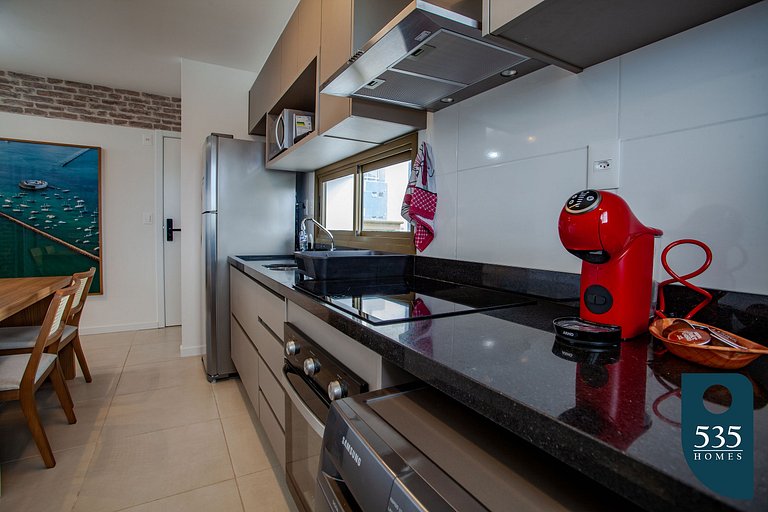 Lindo Apartamento com Linda Vista, Super Decorado