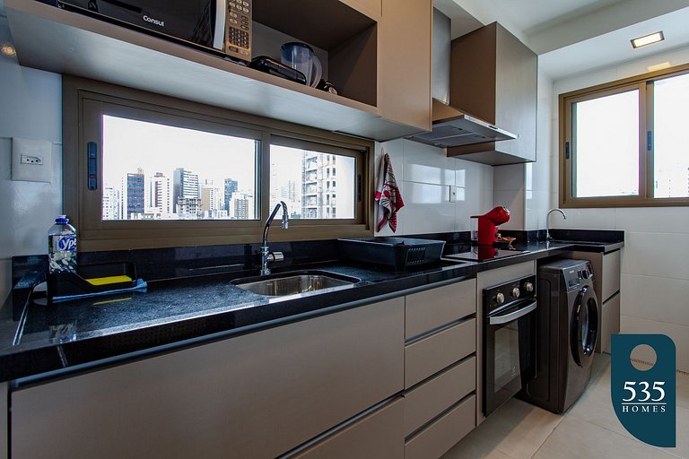 Lindo Apartamento com Linda Vista, Super Decorado