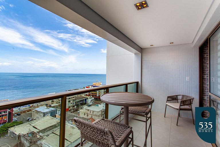 Lindo Apartamento com Linda Vista, Super Decorado