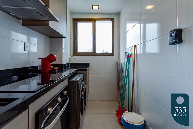 Lindo Apartamento com Linda Vista, Super Decorado