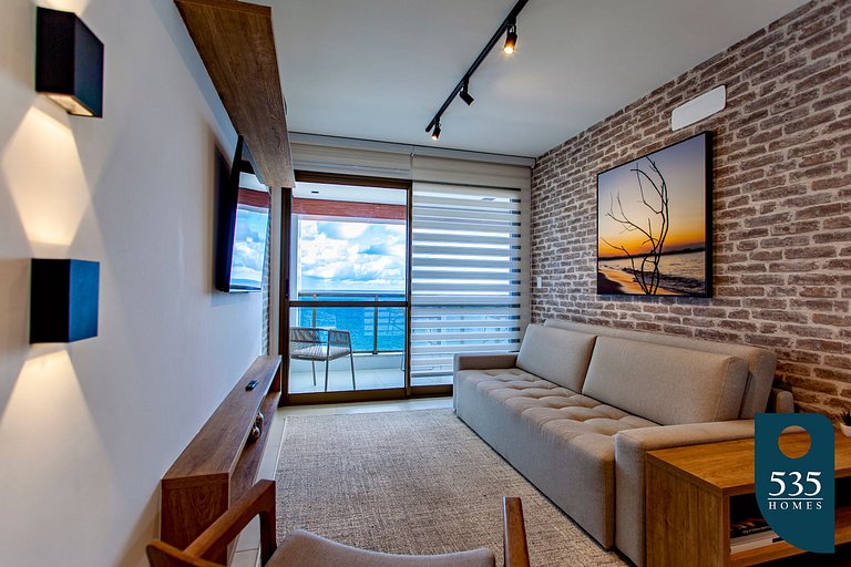 BARRA Vista Mar Lindo apartamento, Wi-Fi 500Mbps
