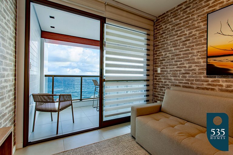 BARRA Vista Mar Lindo apartamento, Wi-Fi 500Mbps