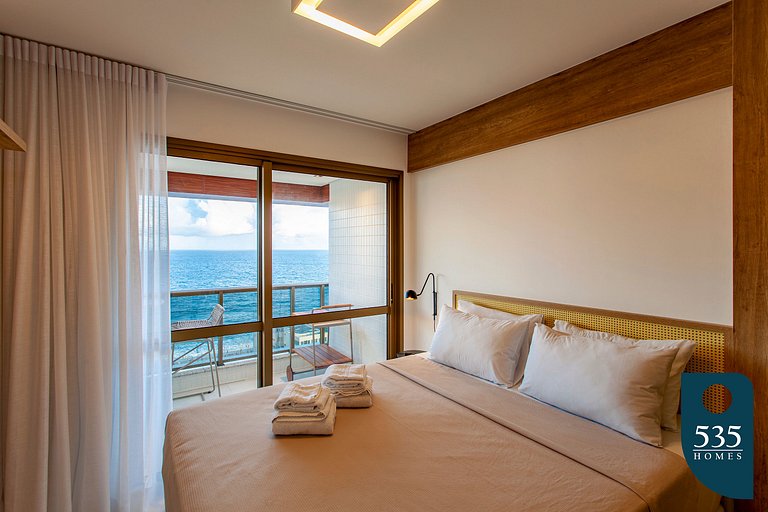 BARRA Vista Mar Lindo apartamento, Wi-Fi 500Mbps