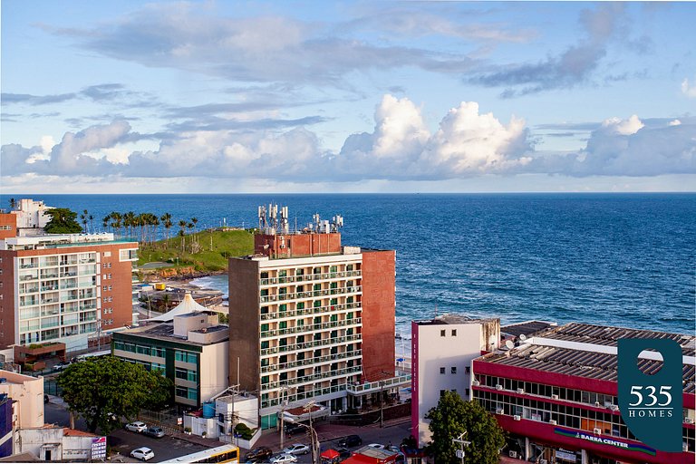 BARRA Vista Mar Lindo apartamento, Wi-Fi 500Mbps