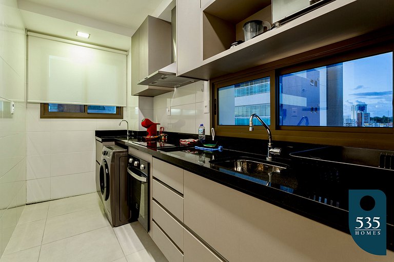 BARRA Vista Mar Lindo apartamento, Wi-Fi 500Mbps