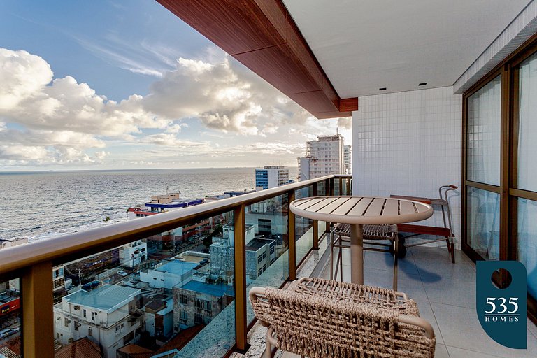 BARRA Vista Mar Lindo apartamento, Wi-Fi 500Mbps