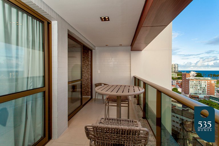 BARRA Vista Mar Lindo apartamento, Wi-Fi 500Mbps