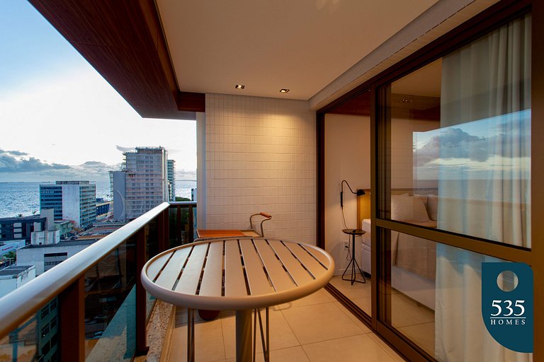 BARRA Vista Mar Lindo apartamento, Wi-Fi 500Mbps