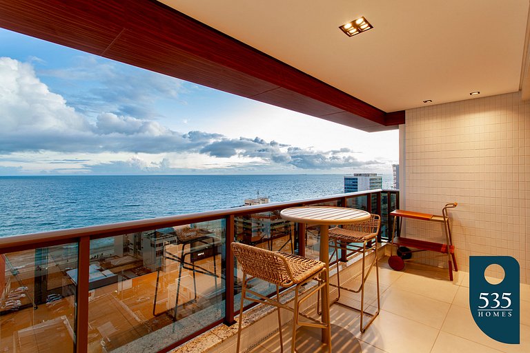 BARRA Vista Mar Lindo apartamento, Wi-Fi 500Mbps