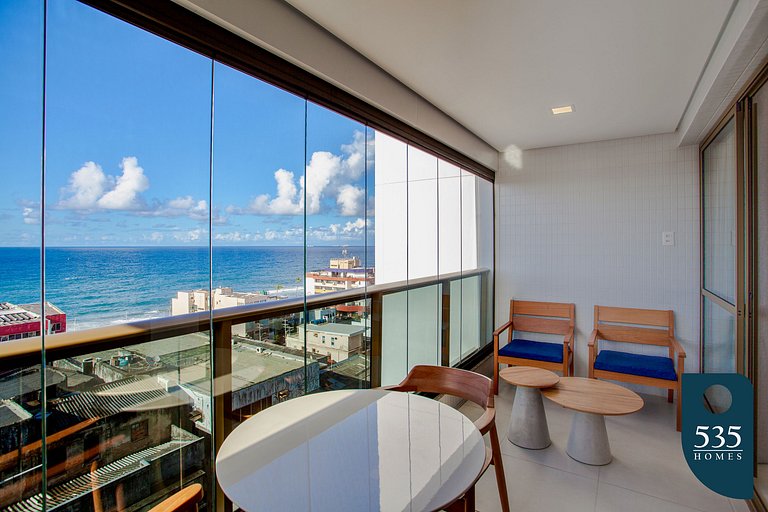 Barra com Vista Mar - Aconchegante e Bem Decorado
