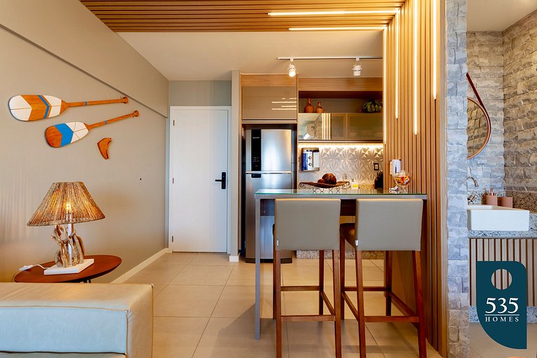 Barra Vista Mar - Lindo e Aconchegante Apartamento