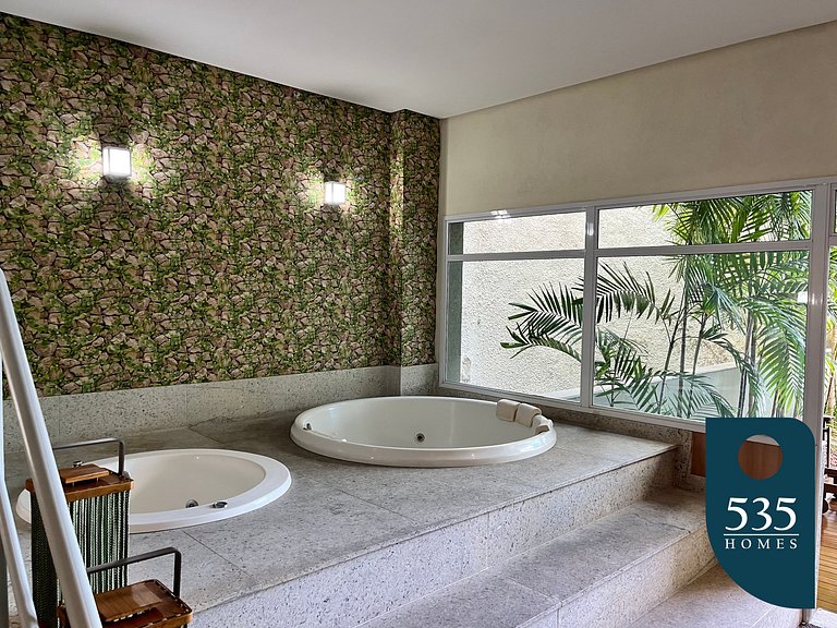 Amplo Quarto e Sala Vista Baía de Todos os Santos