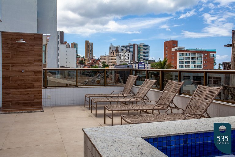 Bedsitter with sea view and modern amenities