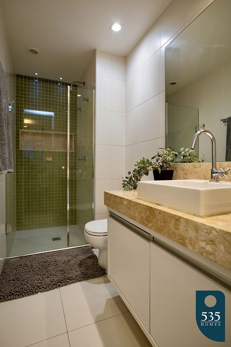 Beautiful apartment with gourmet balcony in Ondina