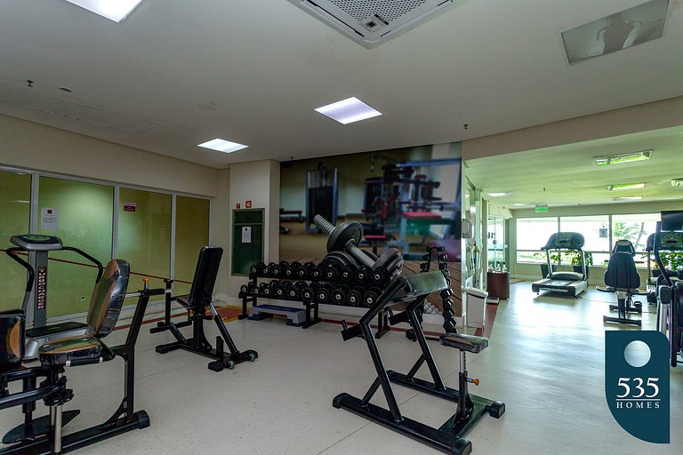 Lindo apartamento com varanda gourmet em Ondina