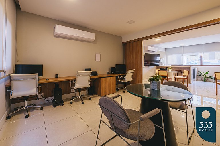 Apartamento no coração da cidade perto do shopping