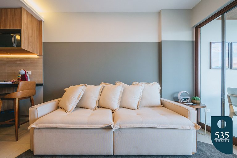 Apartamento Vista Mar a 100 metros da praia