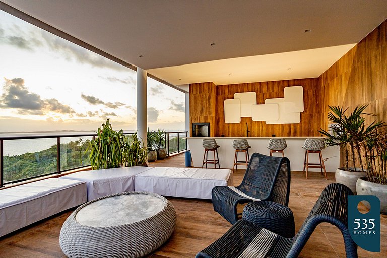 Apartamento Vista Mar a 100 metros da praia