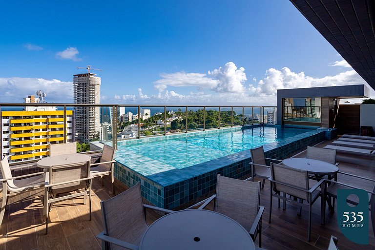 Estudio con Rooftop a 500m de la Playa