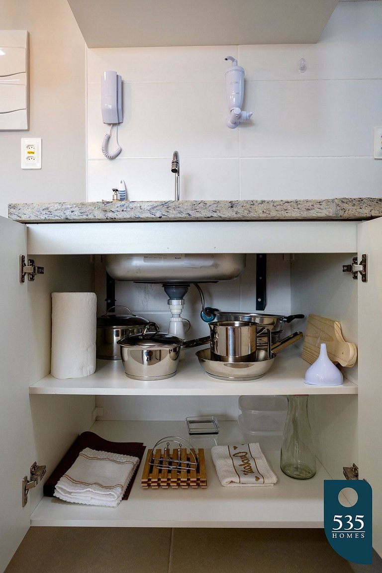NOVO Apartamento em Prédio com Piscina e Fitness