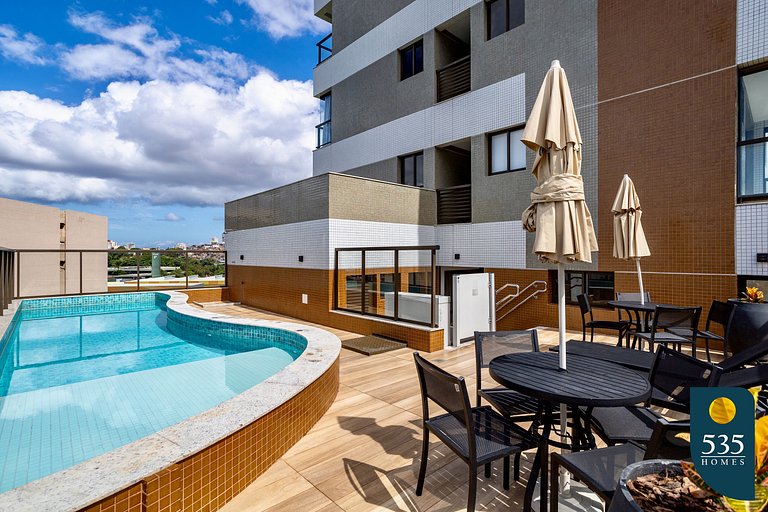 Stay in a Condo 500m from Shopping da Bahia