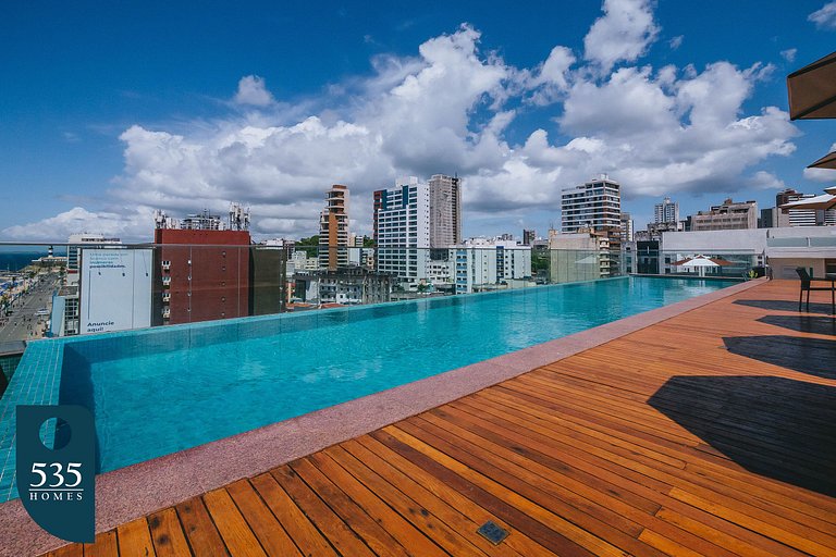 Bedsitter with Sea View, 300m from Farol da Barra