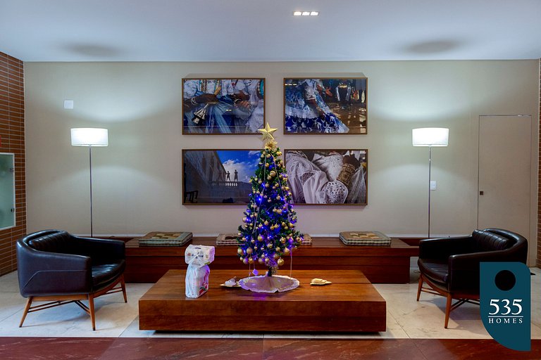 Bedsitter with Sea View, 300m from Farol da Barra