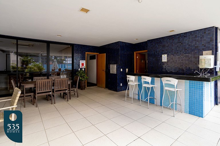 Comfort inside Ondina 350m from the beach