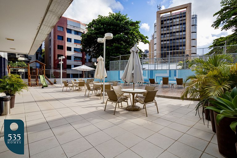 Comfort inside Ondina 350m from the beach