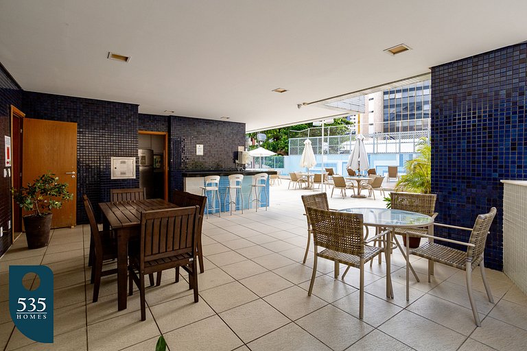 Comfort inside Ondina 350m from the beach