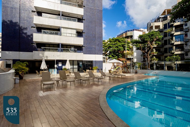 Comfort inside Ondina 350m from the beach
