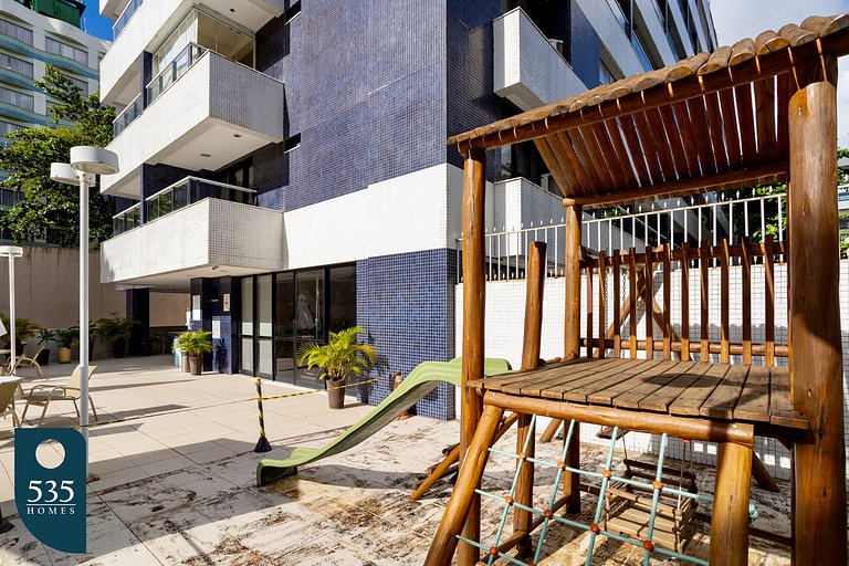 Comfort inside Ondina 350m from the beach
