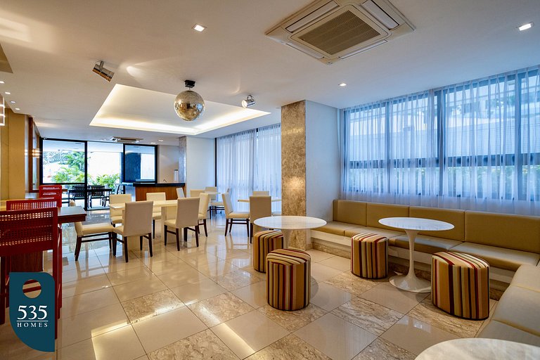 Comfort inside Ondina 350m from the beach