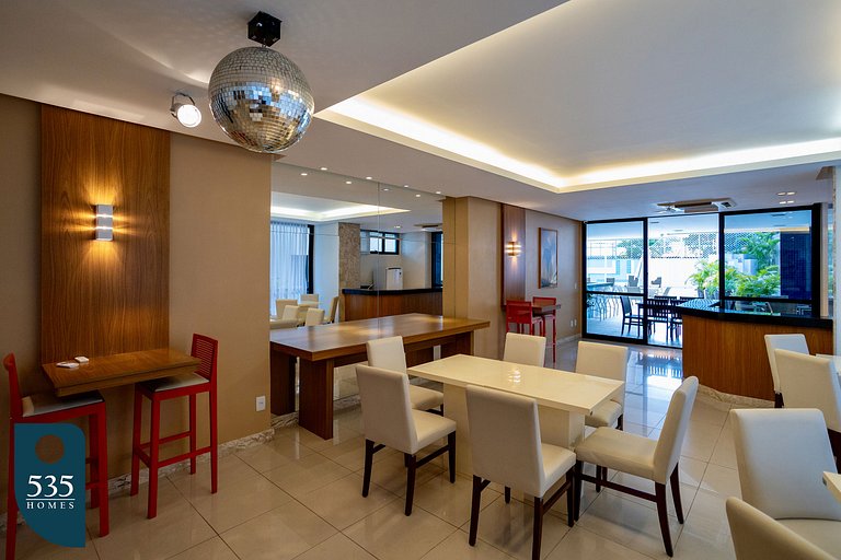 Comfort inside Ondina 350m from the beach