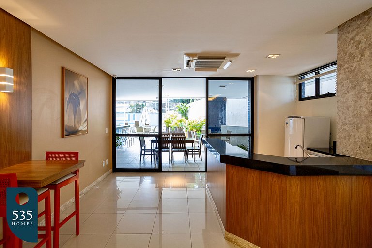 Comfort inside Ondina 350m from the beach