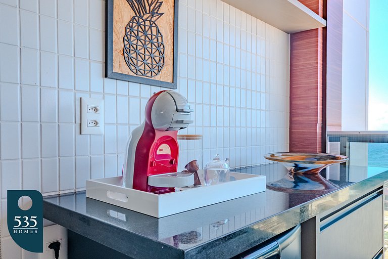 Apartamento super equipado perto da praia da Barra