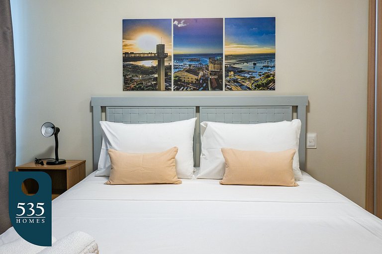 Apartamento em condomínio moderno no Itaigara