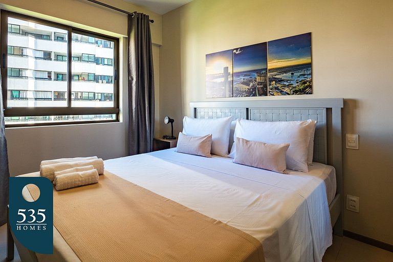 Apartment in a modern condominium in Itaigara