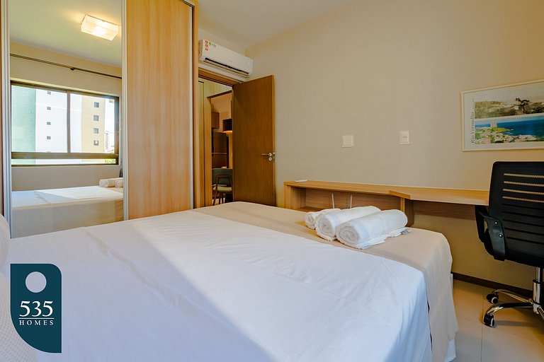 Apartment in a modern condominium in Itaigara