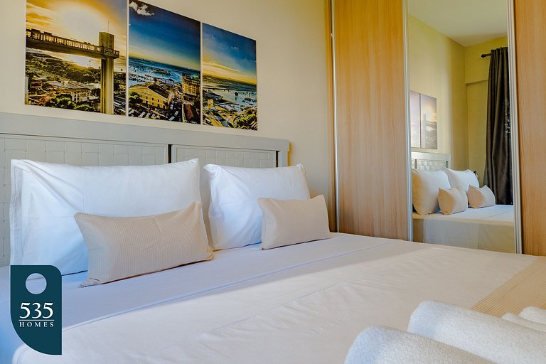 Apartamento em condomínio moderno no Itaigara