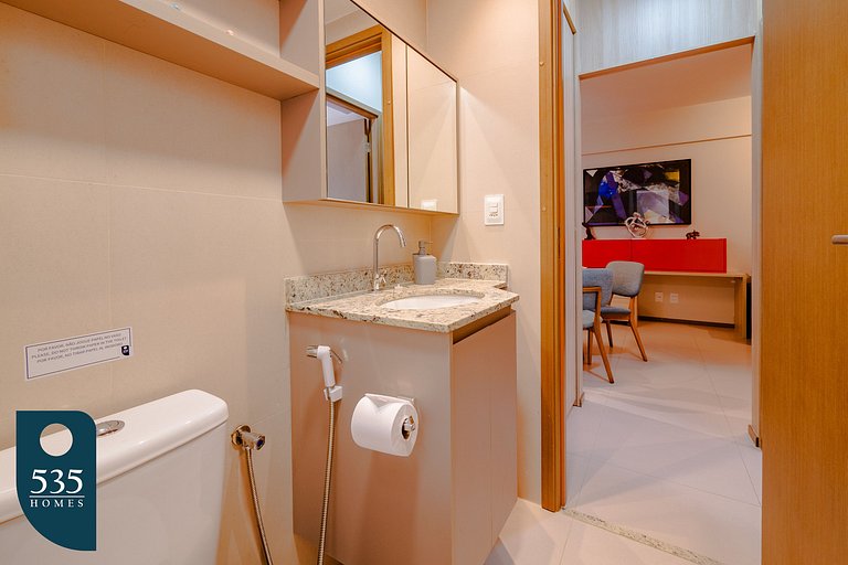 Apartment in a modern condominium in Itaigara