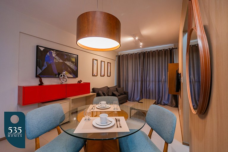 Apartment in a modern condominium in Itaigara