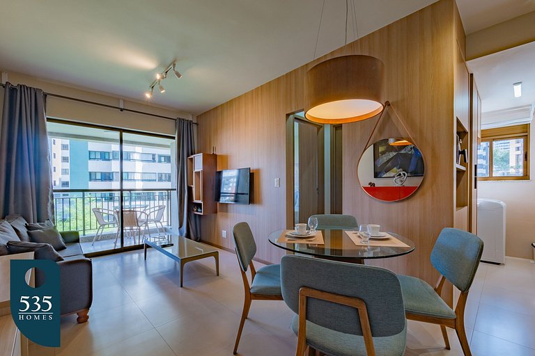 Apartamento em condomínio moderno no Itaigara