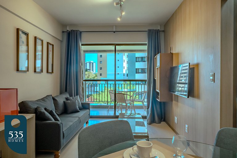Apartment in a modern condominium in Itaigara