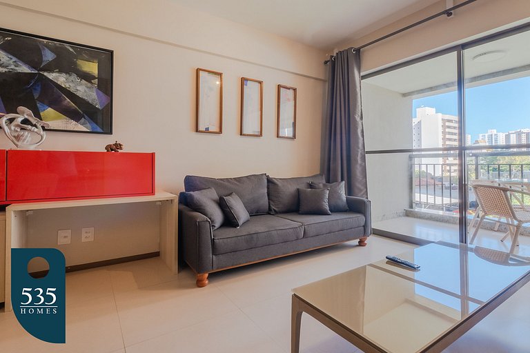Apartment in a modern condominium in Itaigara